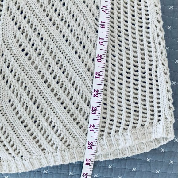 Chelsea & Theodore Loose Knit Crochet Summer Sweater - Picture 9 of 9